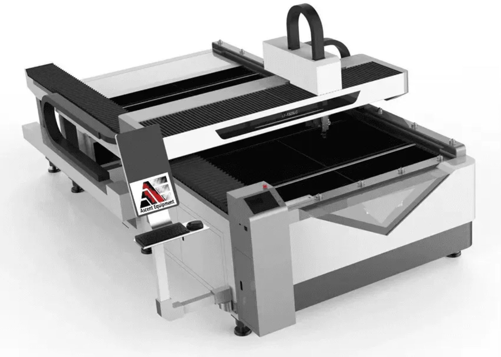 Ascent-LF1325-FC combination CO2 and fiber laser cutter