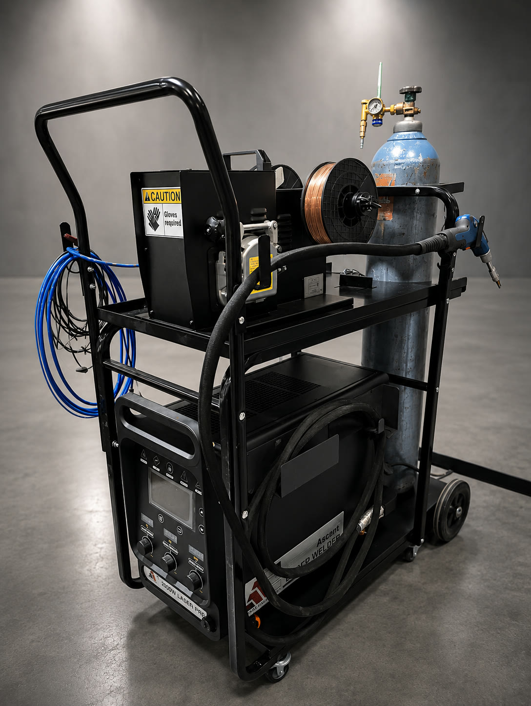 Ascent Handheld 2000W refrigeration / heat pump fiber laser welder