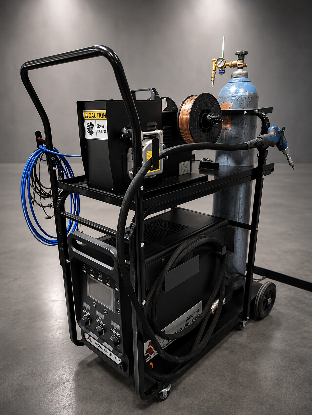 Ascent Handheld 2000W refrigeration / heat pump fiber laser welder