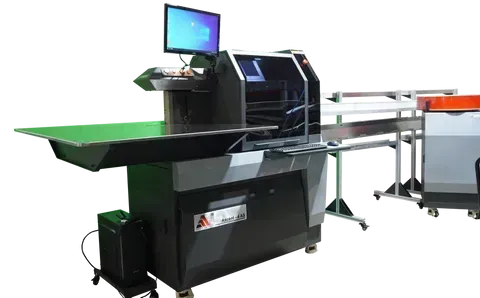 Ascent CNC router machine paired with the 5AS bender