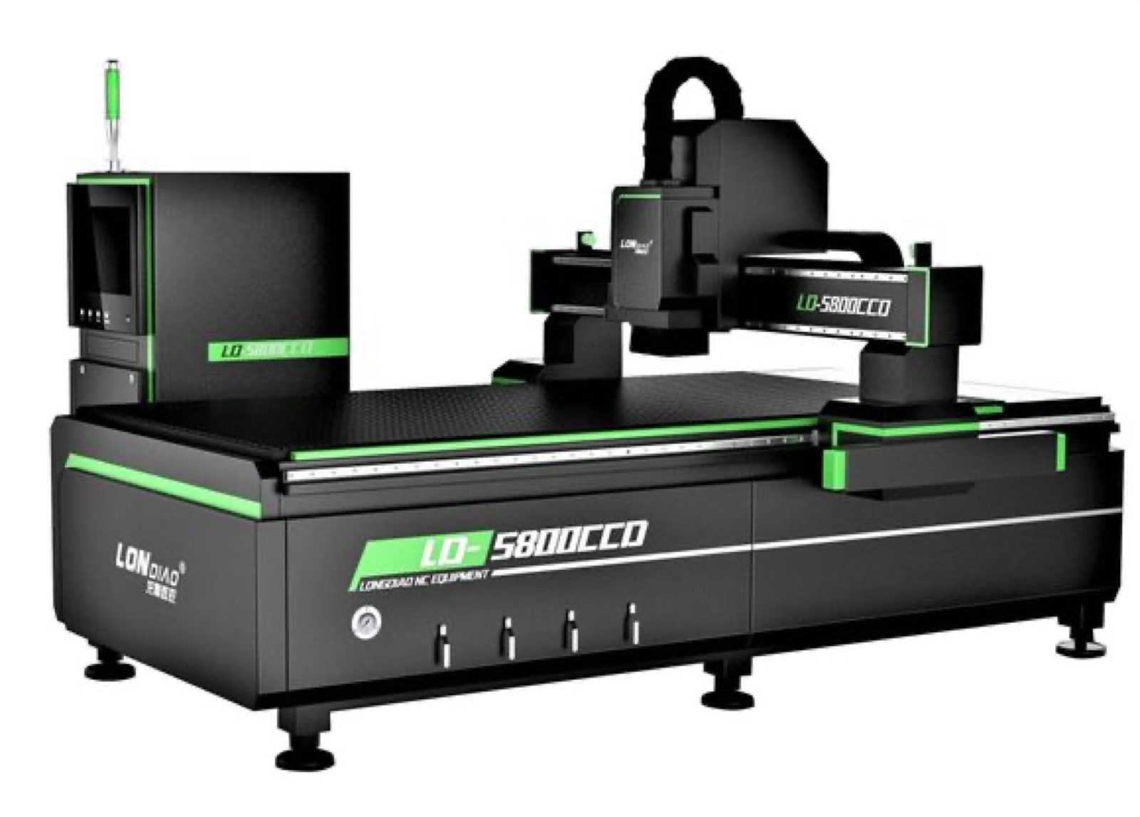 Ascent CNC router with CCD camera and ATC