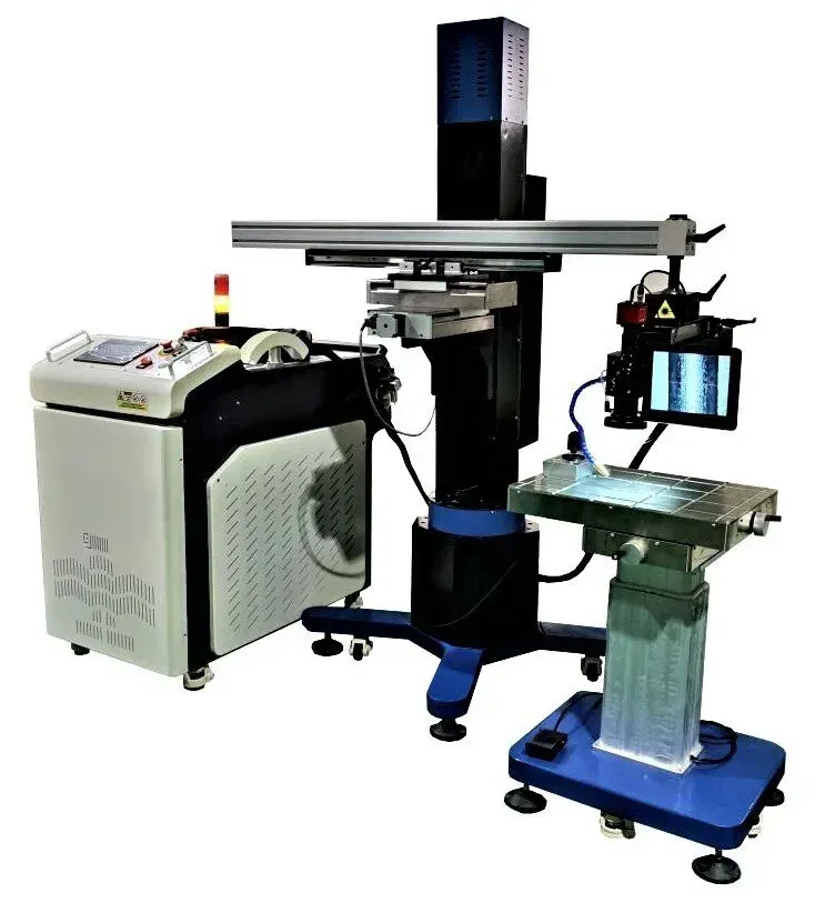 Fiber laser welder for molds repair — full machine
