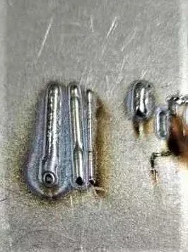 Fiber laser welder for molds repair — close-up detail