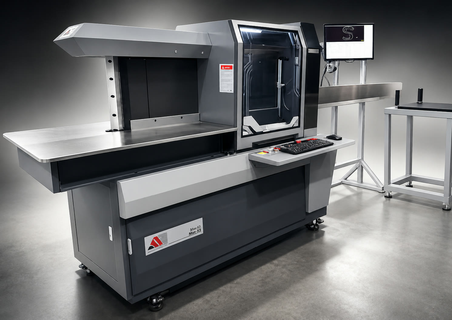 Ascent MAX large-format channel letter bending machine
