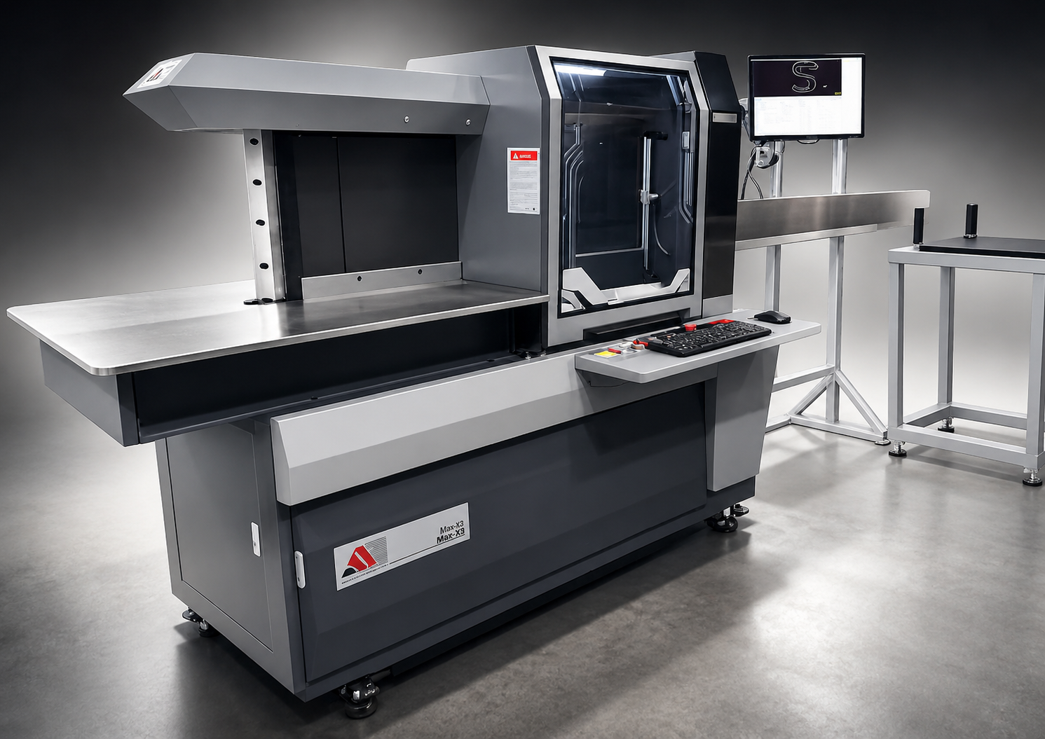 Ascent MAX large-format channel letter bending machine