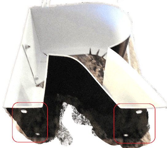 Screw and rivet hole punching