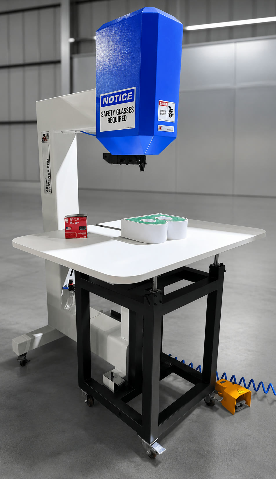 Ascent pneumatic channel letters stapler