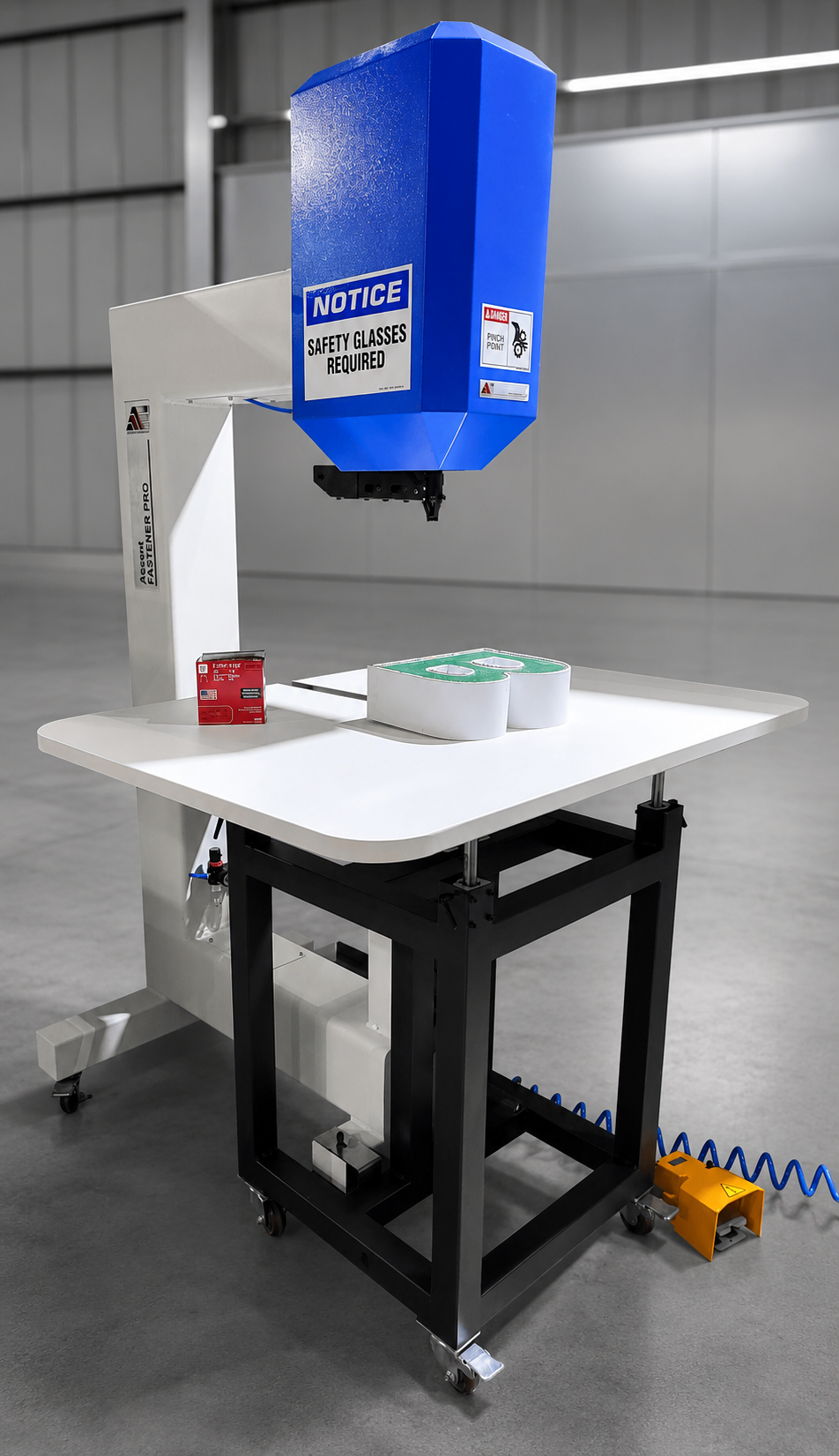 Ascent pneumatic channel letters stapler
