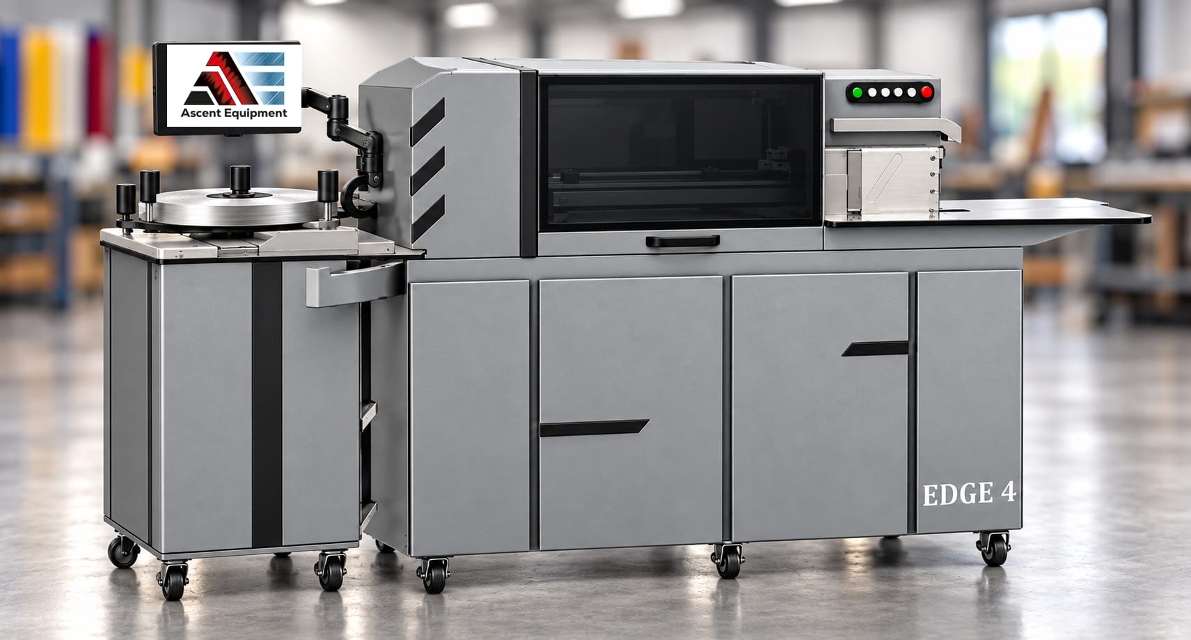 Ascent EDGE-4 channel letter bending machine