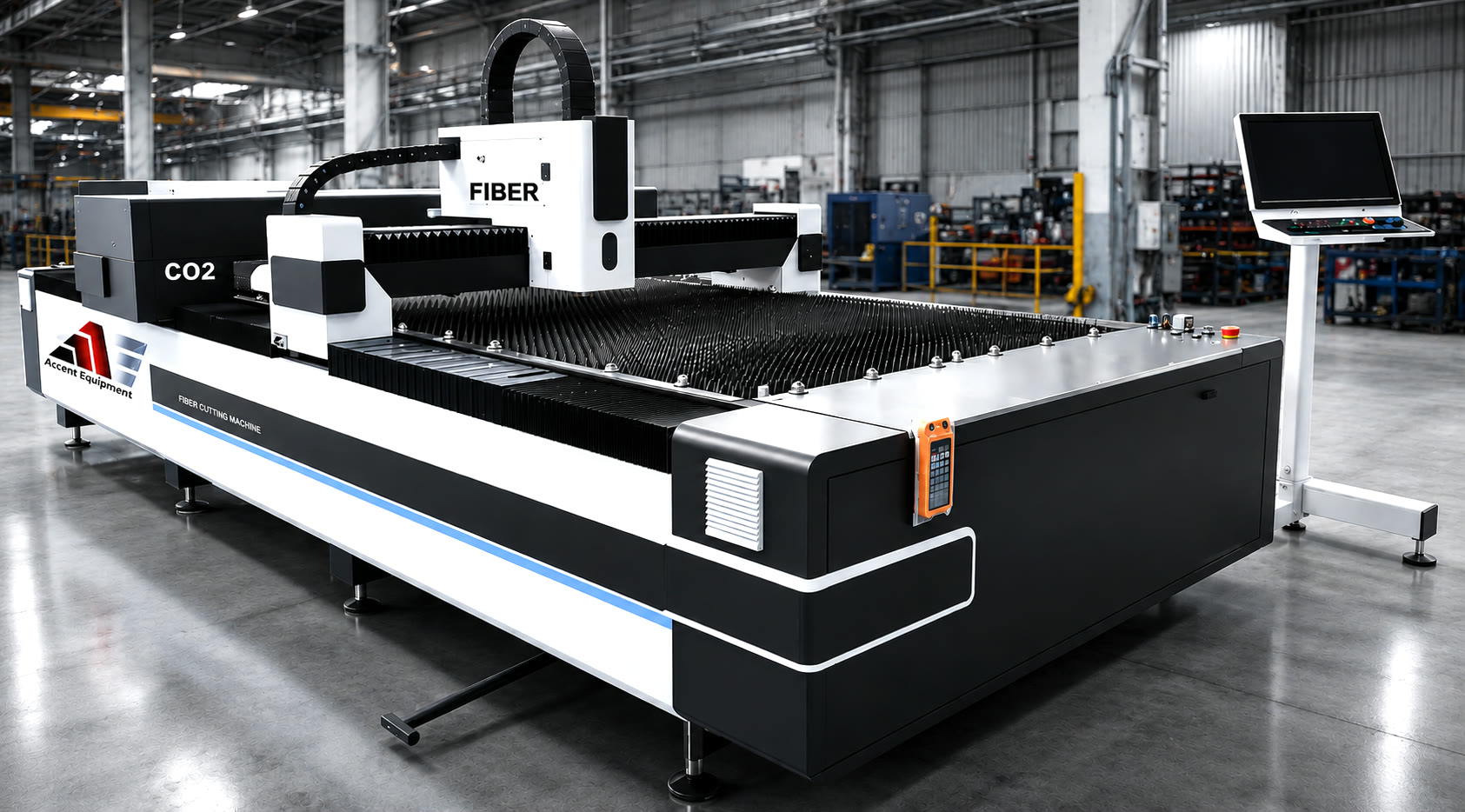 Ascent Dual Gantry CO2 and Fiber Laser Cutter