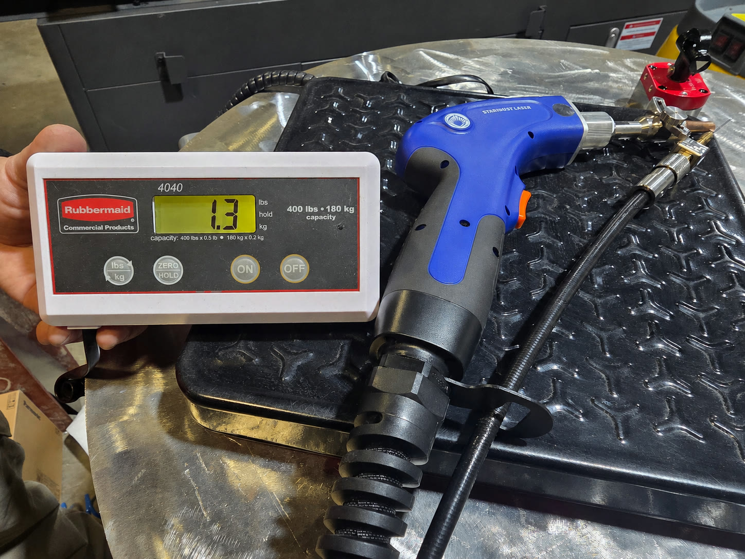 Refrigeration handheld fiber laser welder gun