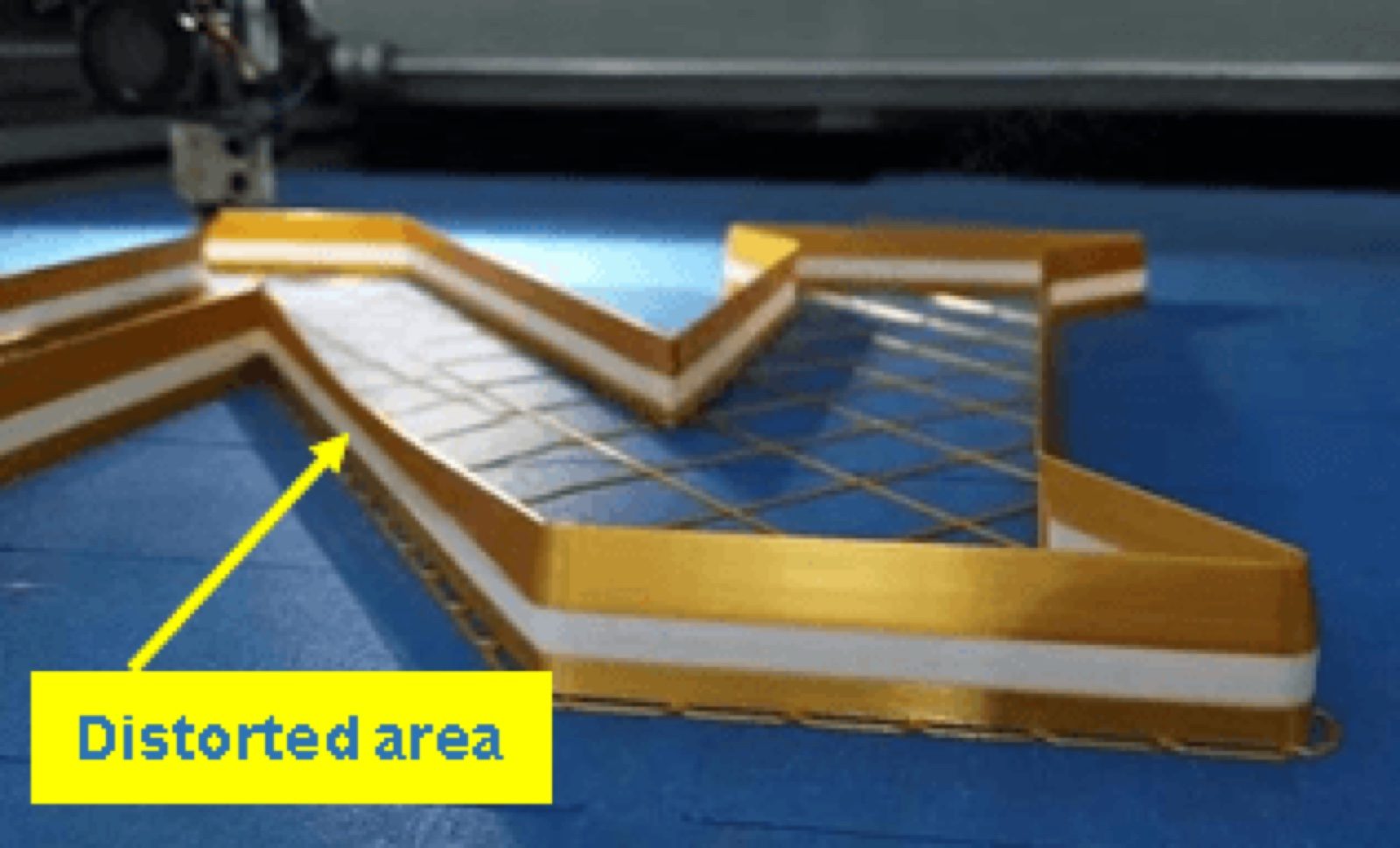 Normal filament — distorts on long, high edges