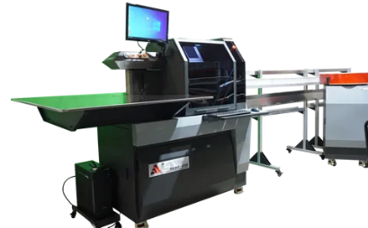 Ascent 5AS CNC channel letter bending machine with monitor and coil feed