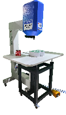 Ascent pneumatic channel letter stapler for fastening returns to backs