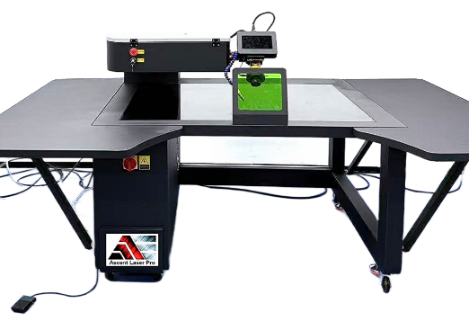 Ascent Laser Pro QCW fiber laser welder — tabletop and handheld combination unit
