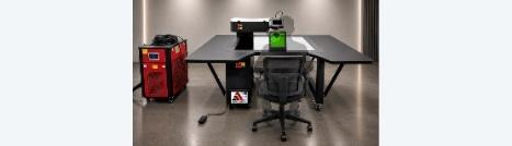 Ascent QCW tabletop and handheld laser welder workstation
