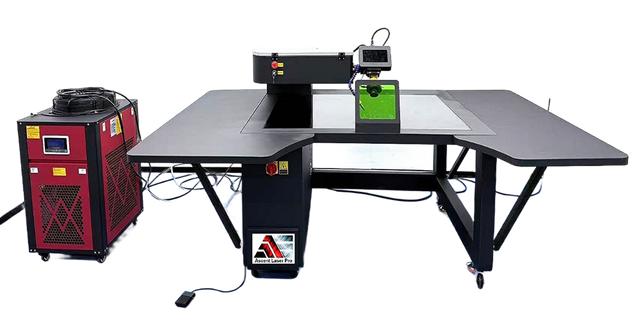 Ascent QCW tabletop laser welder for channel letters
