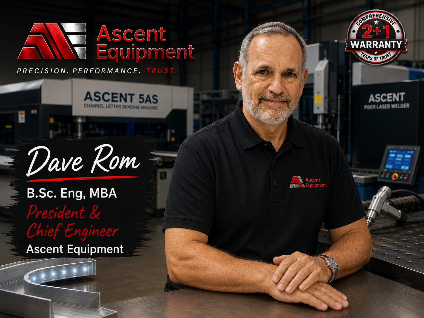Dave (Dov) Rom, President and Chief Engineer of Ascent Equipment